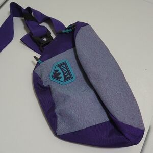 Purple and Gray Quest Crossbody Bag